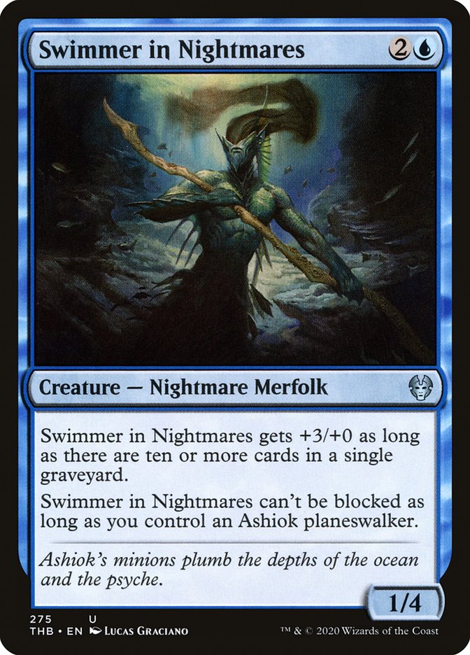 Swimmer in Nightmares, Theros beyond death Card Art