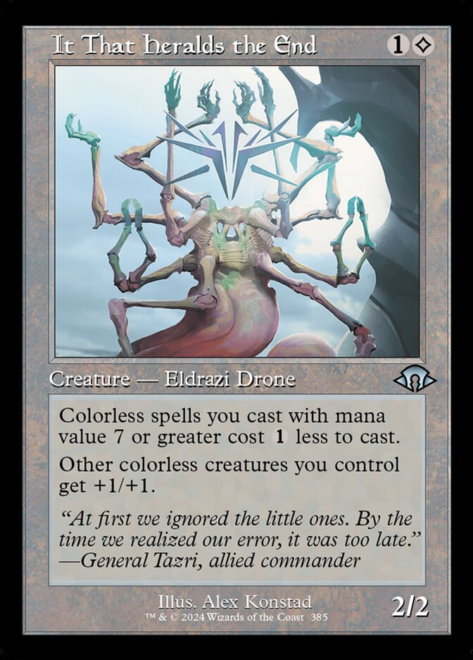 It That Heralds the End, Modern Horizons 3 Card Art