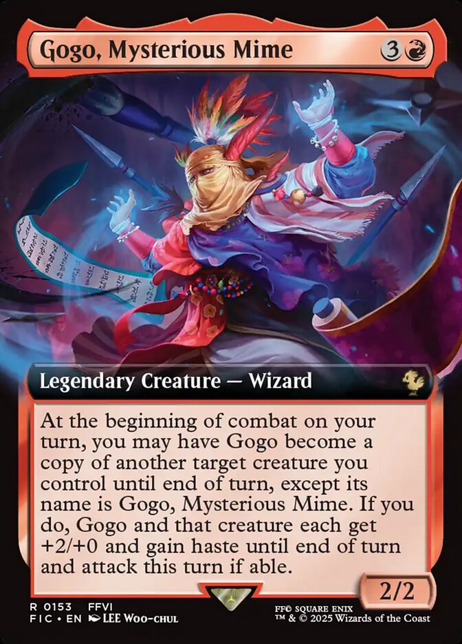 Gogo, Mysterious Mime, Final fantasy commander Card Art