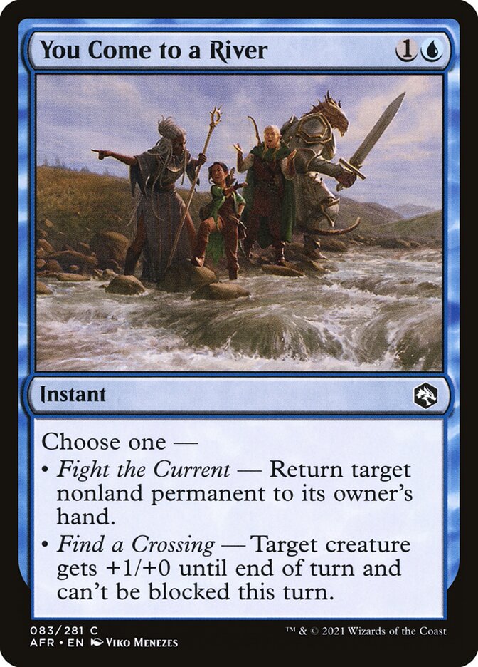 You Come to a River, Adventures in the forgotten realms Card Art