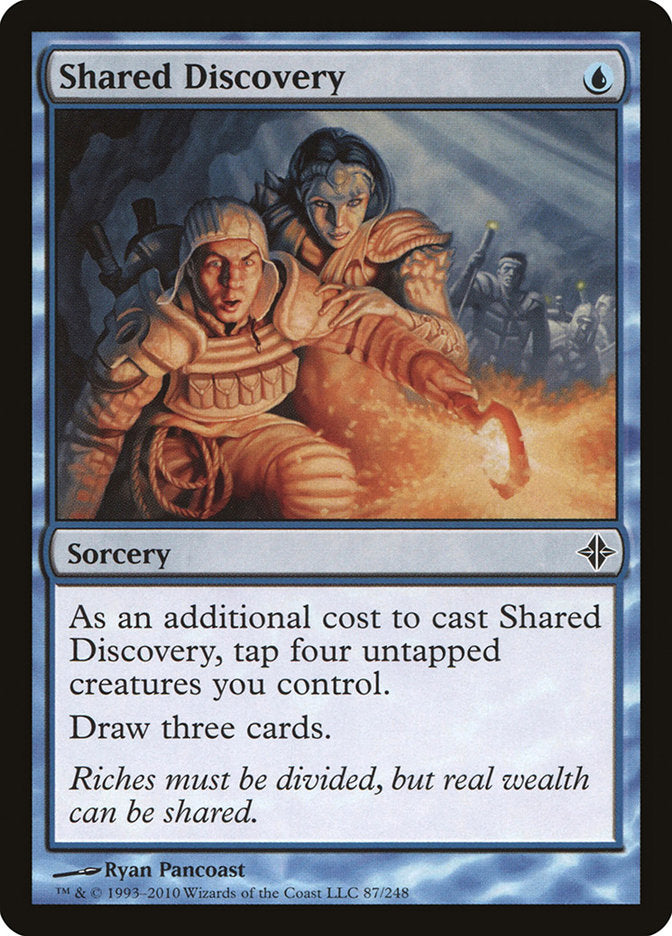 Shared Discovery, Rise Of The Eldrazi Card Art