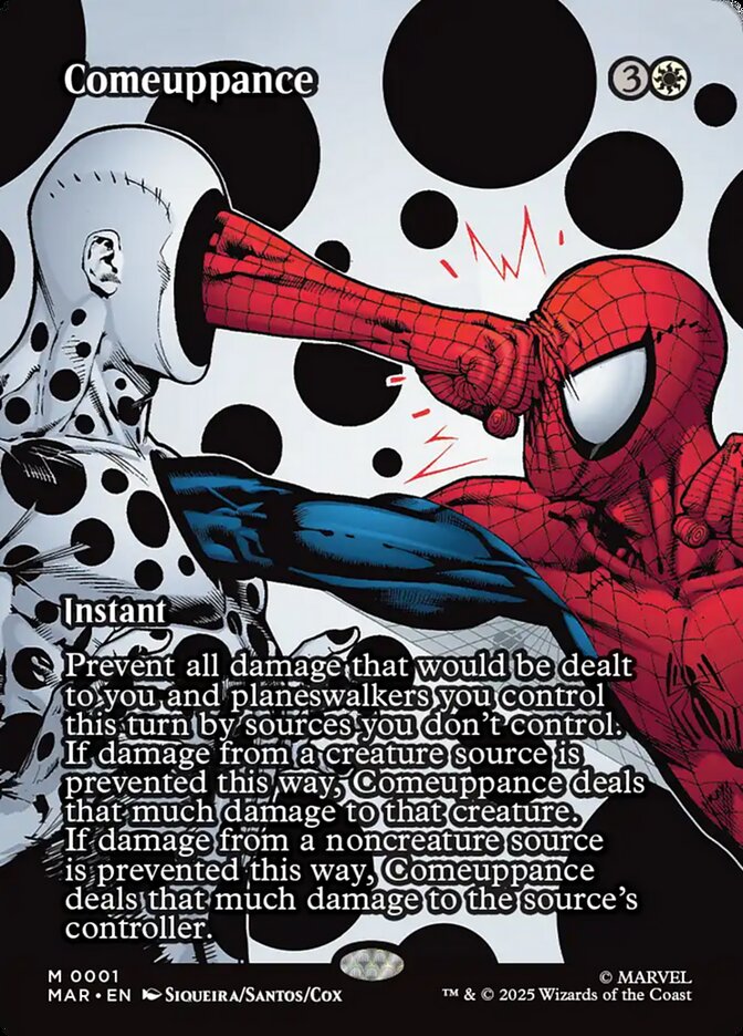 Comeuppance, Marvel Universe Card Art