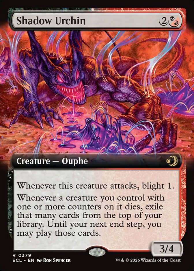Shadow Urchin, Lorwyn Eclipsed Card Art
