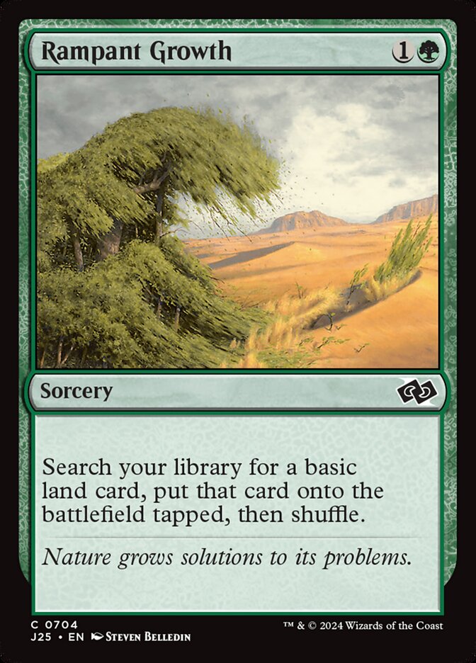 Rampant Growth, Foundations Jumpstart Card Art