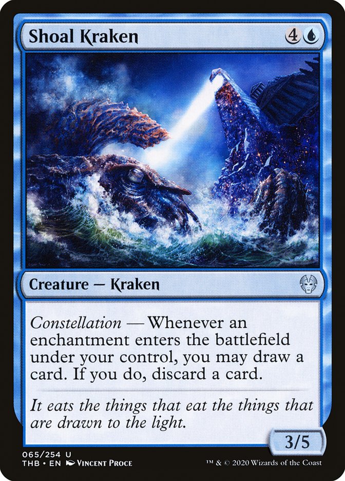 Shoal Kraken, Theros beyond death Card Art