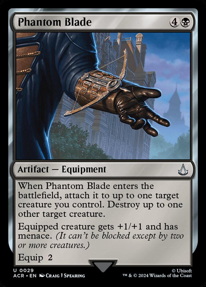 Phantom Blade, Assassin's creed Card Art