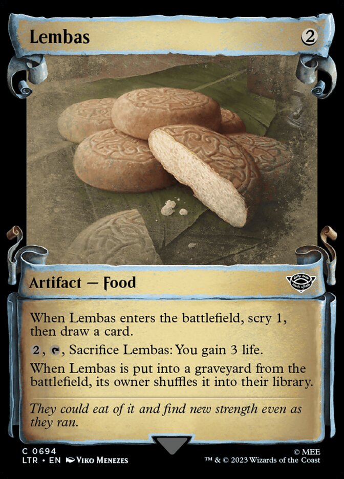 Lembas, The Lord Of The Rings: Tales Of Middle-Earth Card Art
