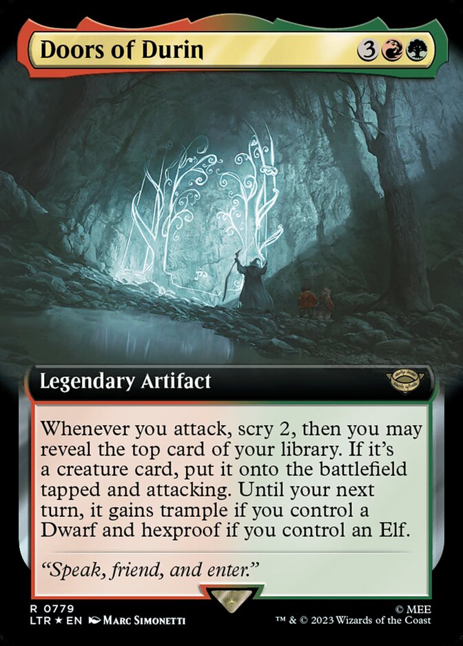 Doors of Durin, The Lord Of The Rings: Tales Of Middle-Earth Card Art