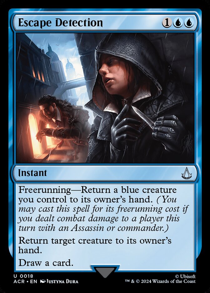 Escape Detection, Assassin's creed Card Art