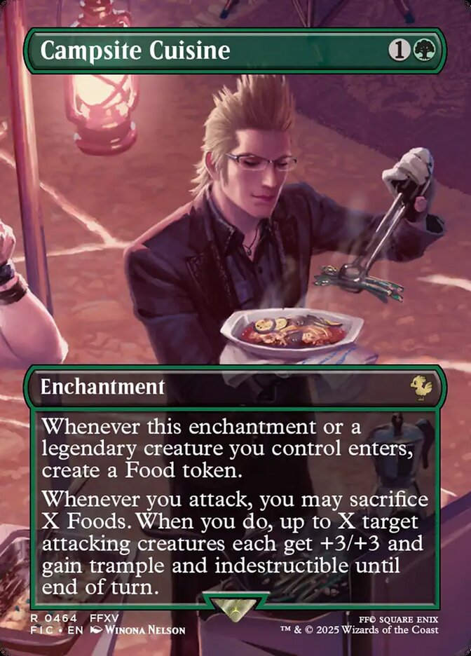 Campsite Cuisine, Final Fantasy Commander Card Art