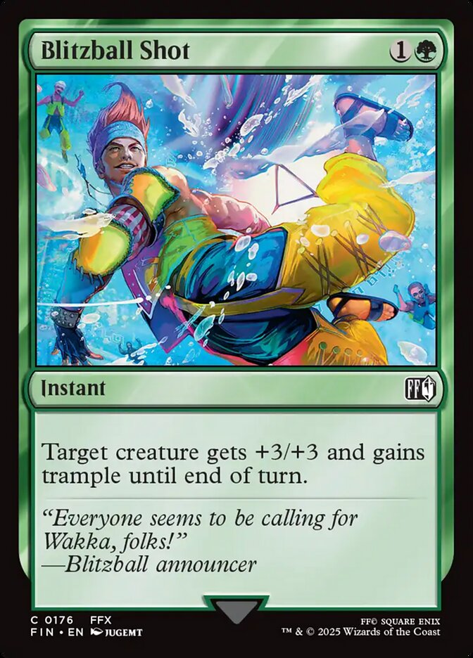 Blitzball Shot, Final fantasy Card Art