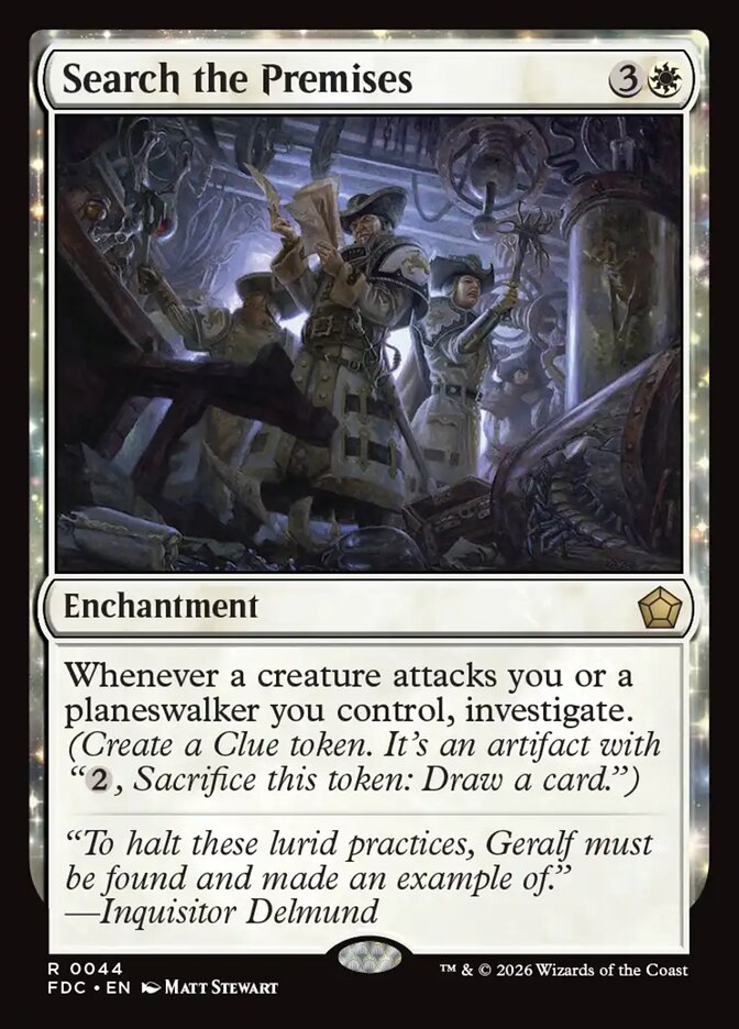 Search the Premises, Foundations Commander Card Art