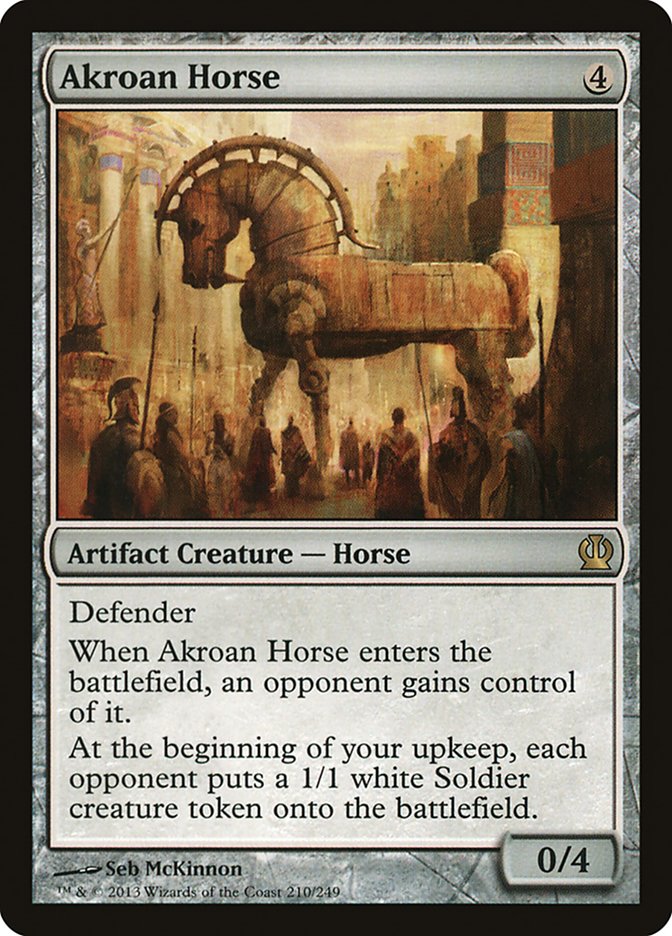 Akroan Horse, Theros Card Art