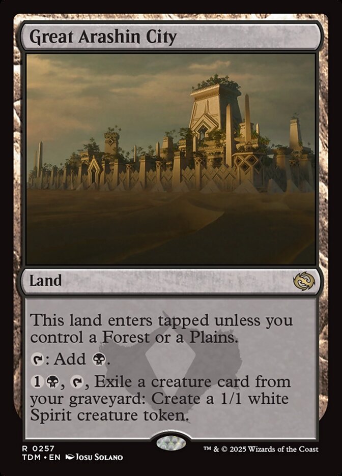 Great Arashin City, Tarkir: dragonstorm Card Art