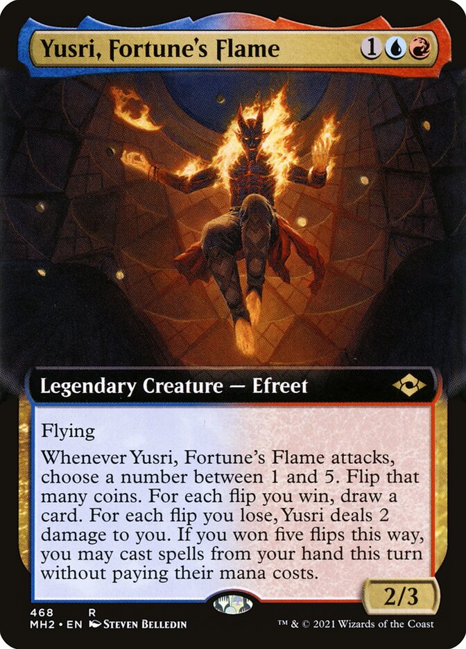 Yusri, Fortune's Flame, Modern Horizons 2 Card Art