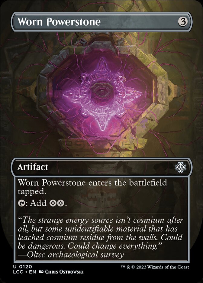 Worn Powerstone, The Lost Caverns Of Ixalan Commander Card Art