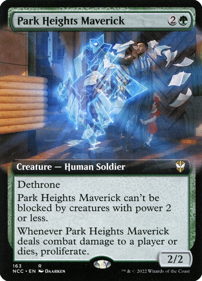 Park Heights Maverick, New Capenna Commander Card Art