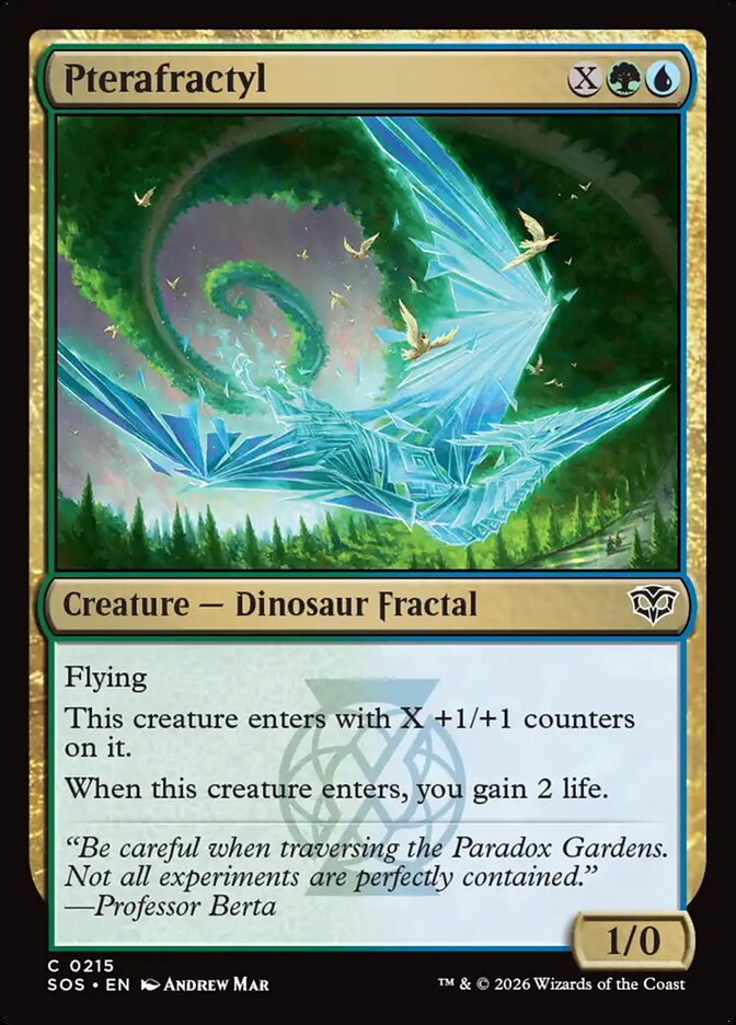 Pterafractyl, Secrets Of Strixhaven Card Art