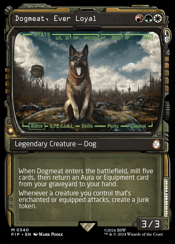 Dogmeat, Ever Loyal, Fallout Card Art