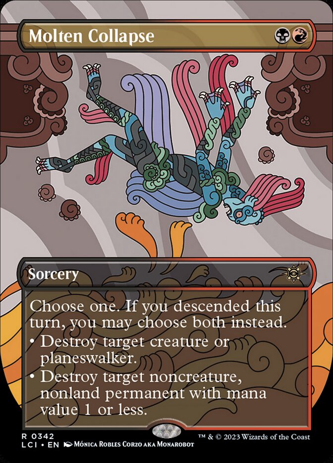 Molten Collapse, The lost caverns of ixalan Card Art
