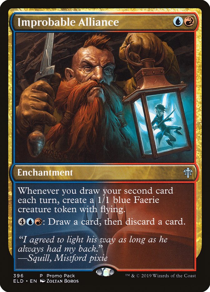 Improbable Alliance, Throne Of Eldraine Card Art