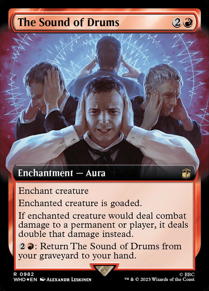 The Sound of Drums, Doctor Who Card Art