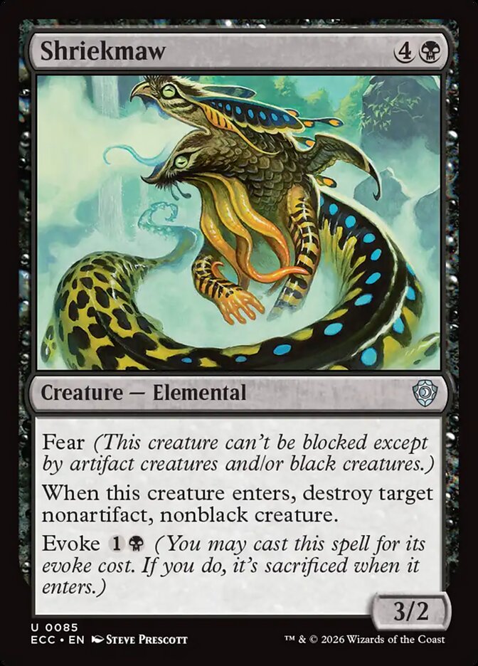 Shriekmaw, Lorwyn Eclipsed Commander Card Art