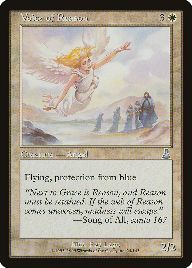 Voice of Reason, Urza's destiny Card Art