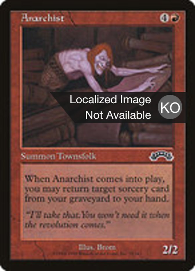 Anarchist, Exodus Card Art