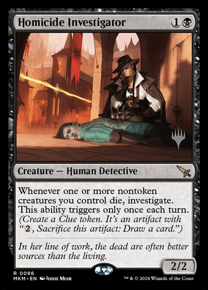 Homicide Investigator, Murders at karlov manor promos Card Art