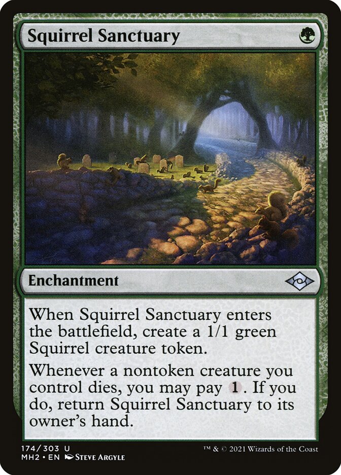 Squirrel Sanctuary, Modern horizons 2 Card Art