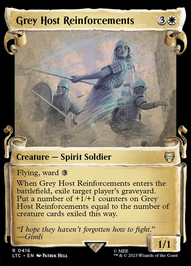 Grey Host Reinforcements, Tales Of Middle-Earth Commander Card Art