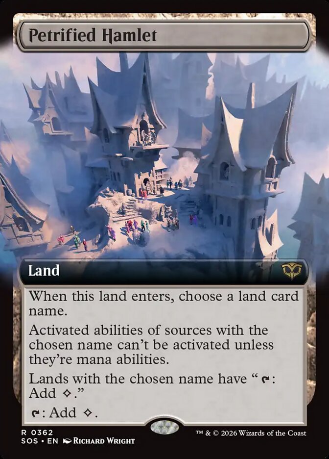 Petrified Hamlet, Secrets Of Strixhaven Card Art