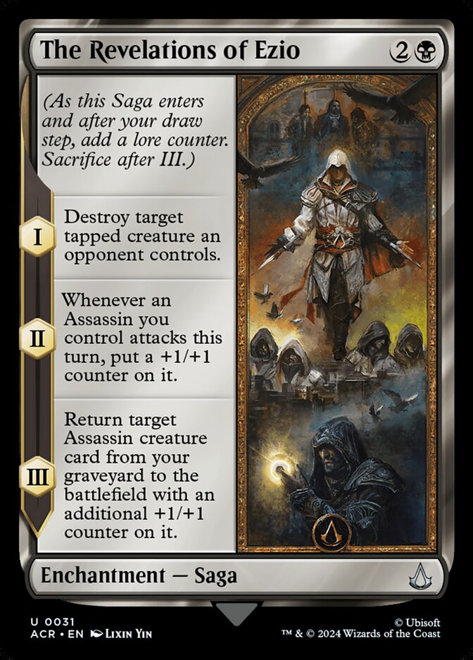 The Revelations of Ezio, Assassin'S Creed Card Art