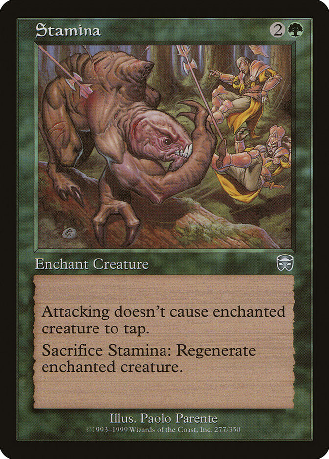 Stamina, Mercadian masques Card Art