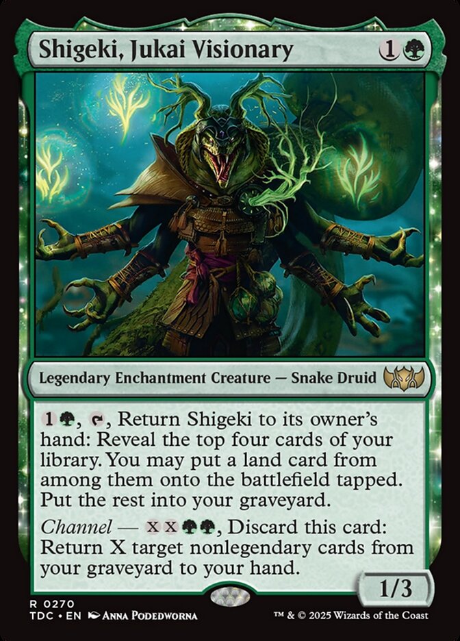 Shigeki, Jukai Visionary, Tarkir: Dragonstorm Commander Card Art