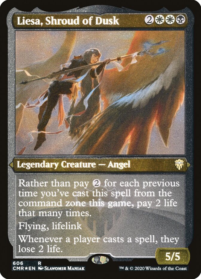Liesa, Shroud of Dusk, Commander legends Card Art