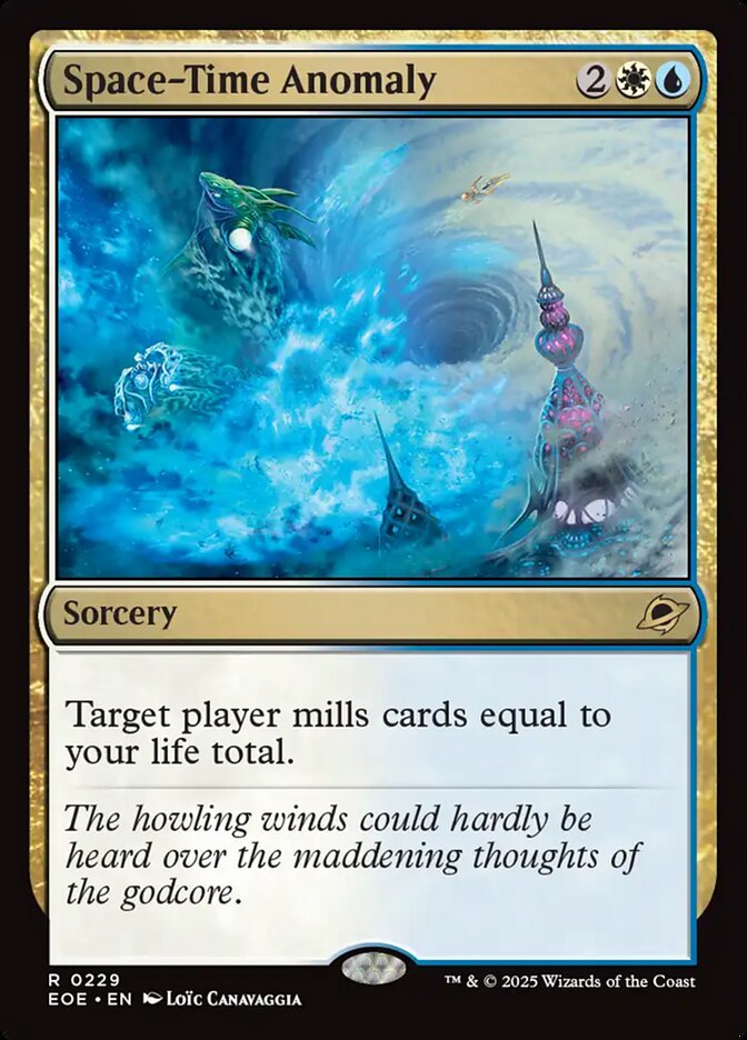 Space-Time Anomaly, Edge of eternities Card Art