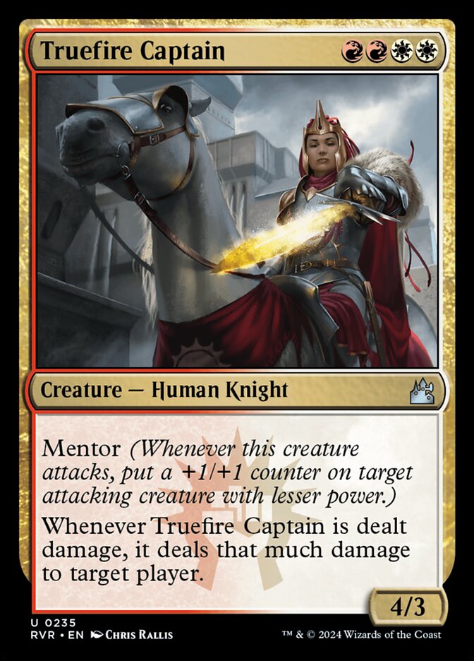 Truefire Captain, Ravnica remastered Card Art