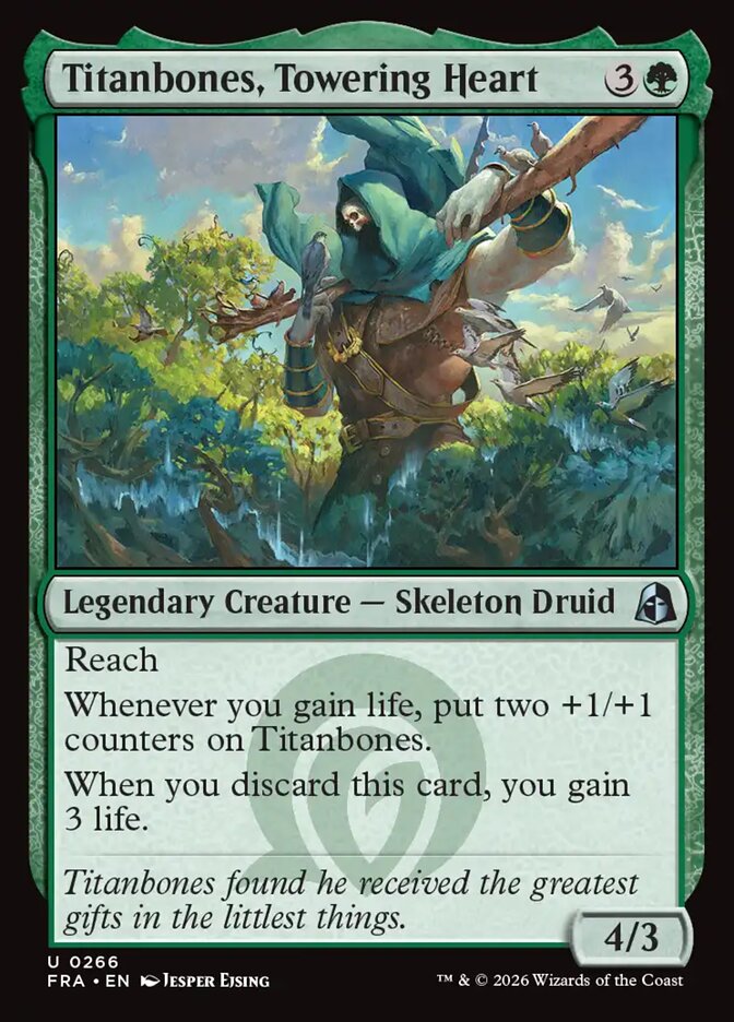 Titanbones, Towering Heart, Reality Fracture Card Art