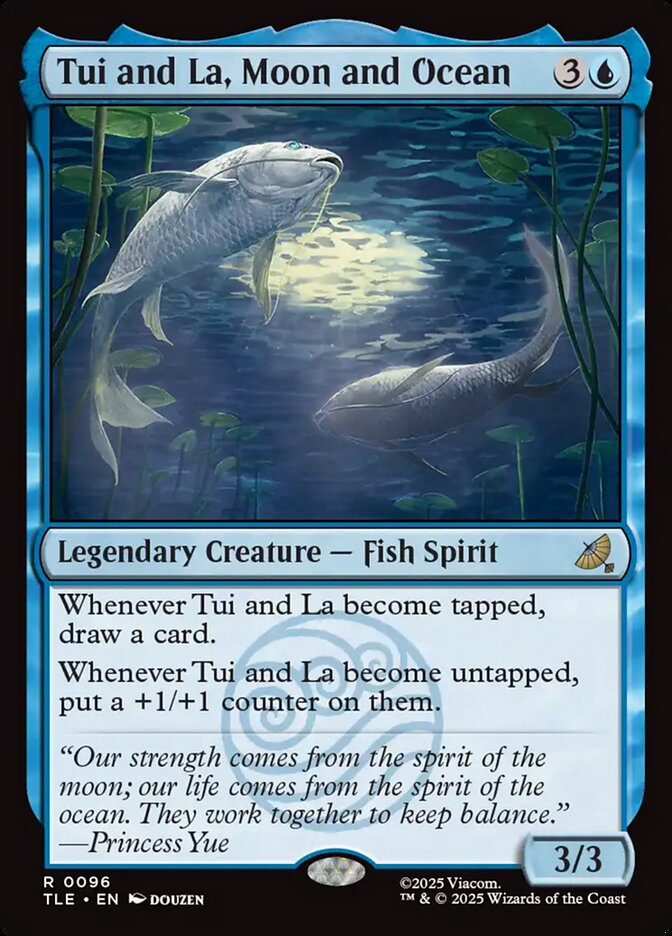Tui and La, Moon and Ocean, Avatar: The Last Airbender Eternal Card Art
