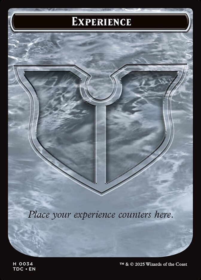 Experience, Tarkir: Dragonstorm Commander Tokens Card Art