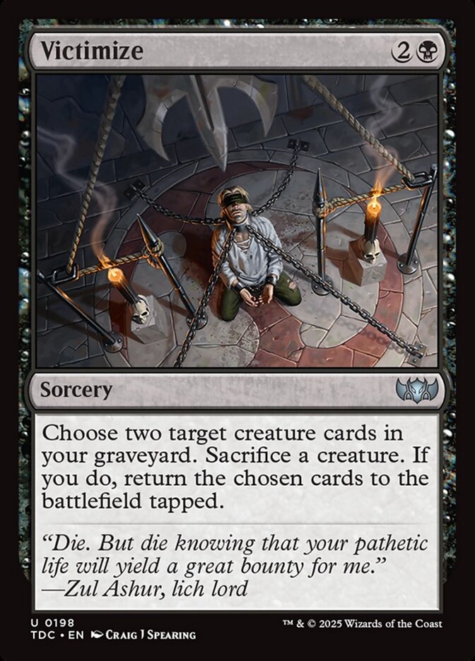Victimize, Tarkir: Dragonstorm Commander Card Art