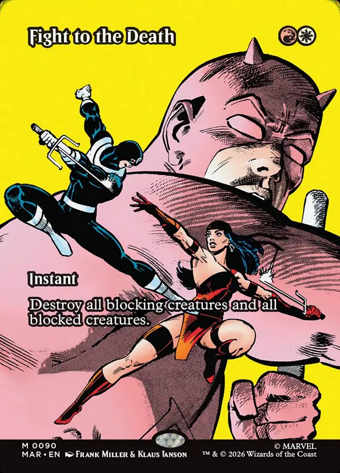 Fight to the Death, Marvel Universe Card Art