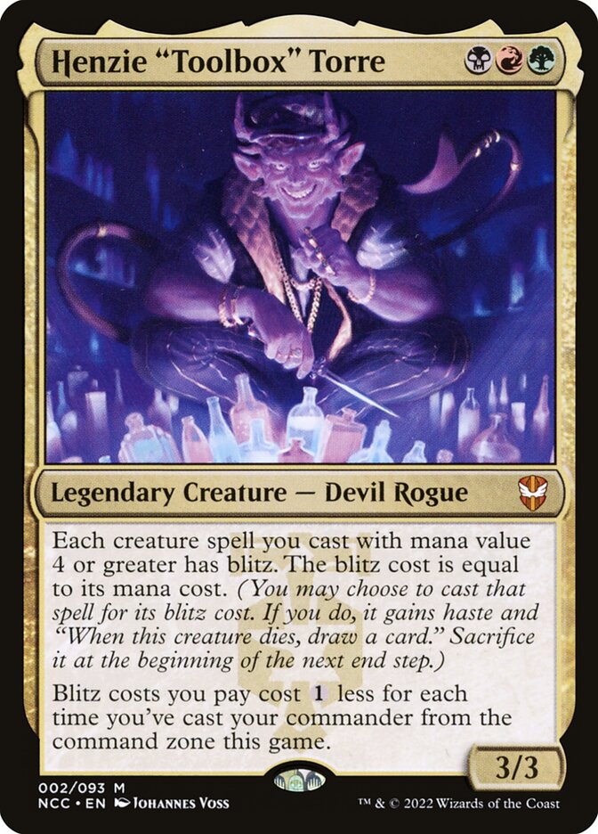 Henzie "Toolbox" Torre, New Capenna Commander Card Art