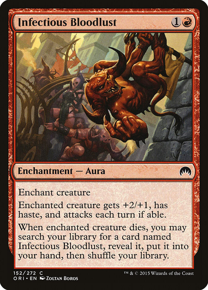 Infectious Bloodlust, Magic Origins Card Art
