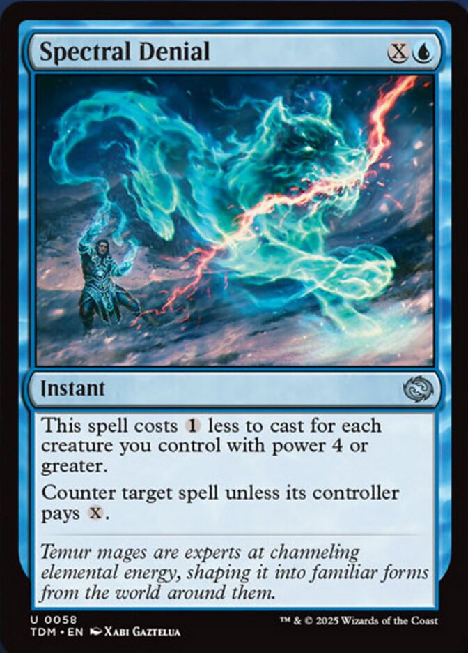 Spectral Denial, Tarkir: dragonstorm Card Art