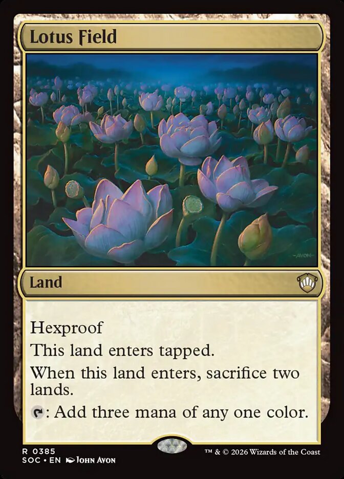 Lotus Field, Secrets Of Strixhaven Commander Card Art