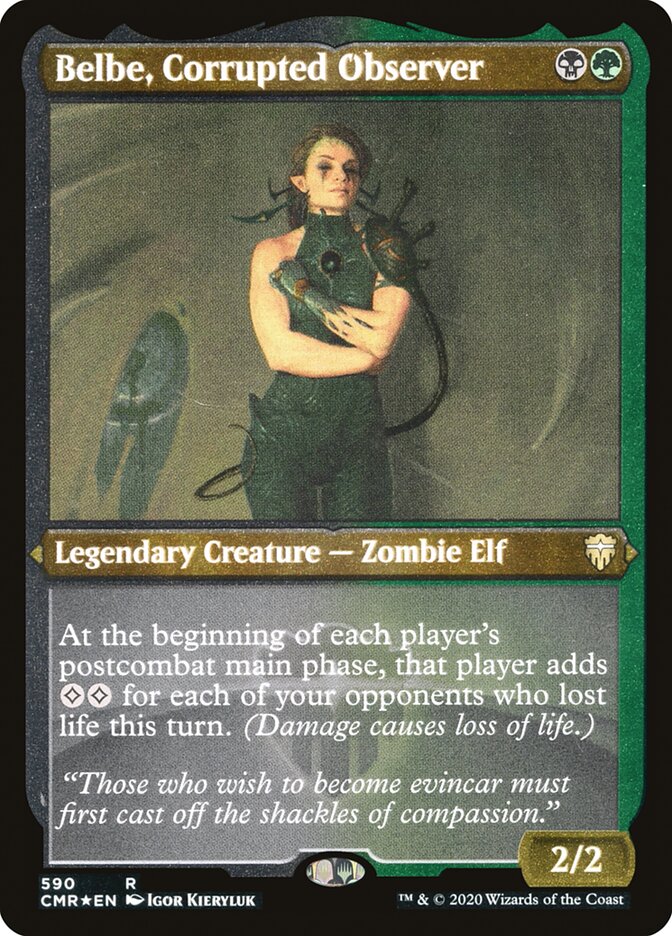 Belbe, Corrupted Observer - Etched Foil