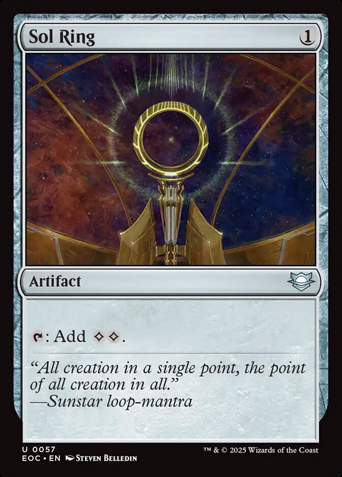Sol Ring, Edge Of Eternities Commander Card Art